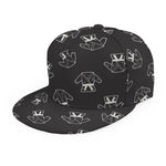 Karate Gi Pattern Print Snapback Cap
