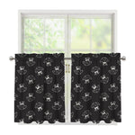 Karate Gi Pattern Print Tier Curtains