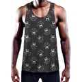 Karate Gi Pattern Print Men's Workout Tank Top