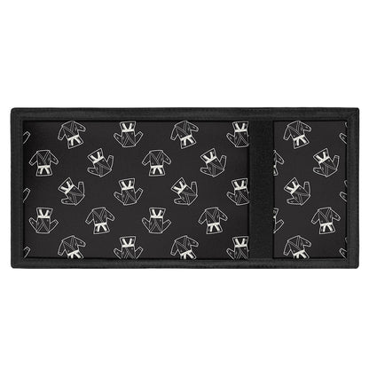 Karate Gi Pattern Print Trifold Wallet