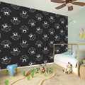 Karate Gi Pattern Print Wall Sticker