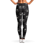 Karate Gi Pattern Print Women's Leggings