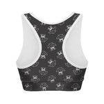 Karate Gi Pattern Print Women's Sports Bra