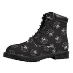 Karate Gi Pattern Print Work Boots