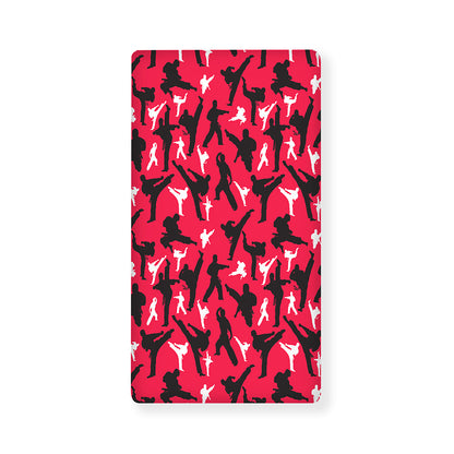Karate Pattern Print Baby Crib Sheet