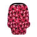 Karate Pattern Print Baby Seat Cover