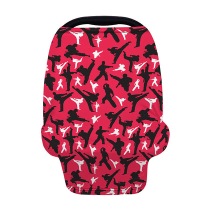 Karate Pattern Print Baby Seat Cover