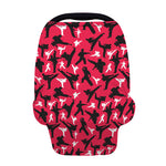 Karate Pattern Print Baby Seat Cover