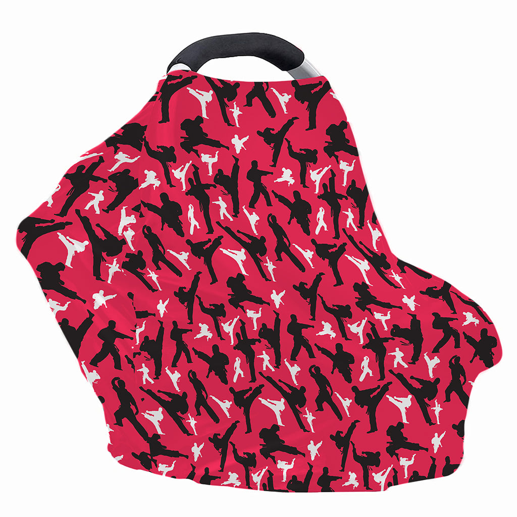 Karate Pattern Print Baby Seat Cover