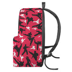 Karate Pattern Print Backpack
