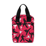 Karate Pattern Print Bible Tote Bag