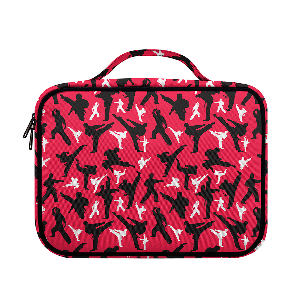 Karate Pattern Print Briefcase Bible Bag