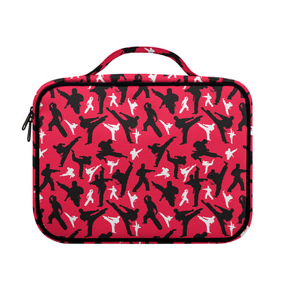 Karate Pattern Print Briefcase Bible Bag