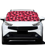 Karate Pattern Print Car Windshield Snow Cover