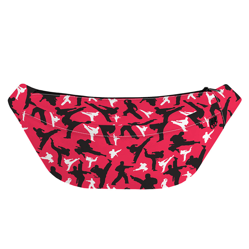 Karate Pattern Print Fanny Pack