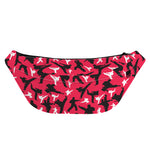 Karate Pattern Print Fanny Pack