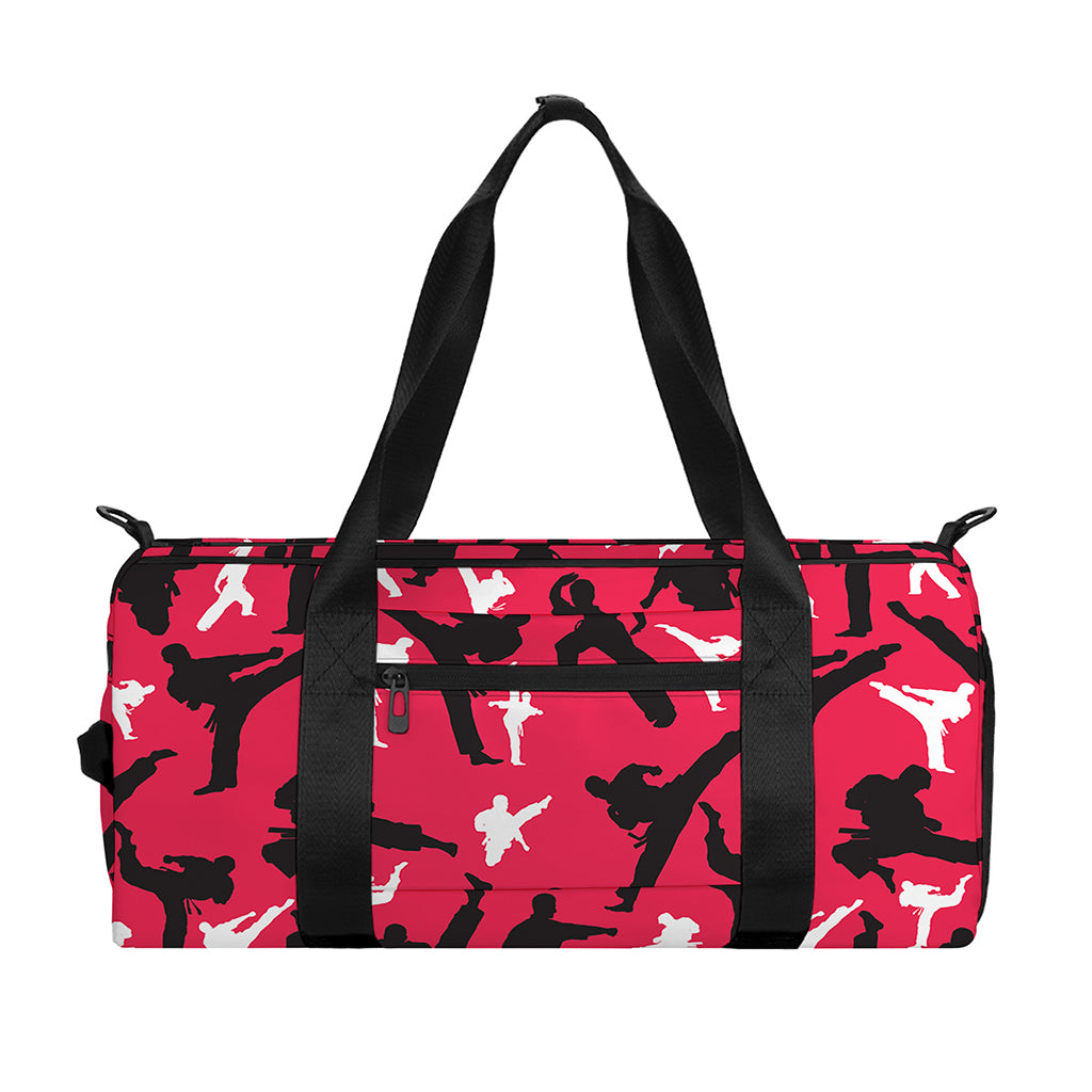 Karate Pattern Print Gym Bag
