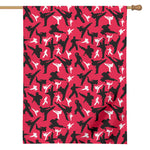 Karate Pattern Print House Flag