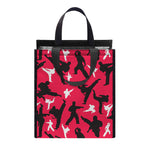 Karate Pattern Print Insulated Lunch Tote