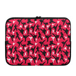 Karate Pattern Print Laptop Sleeve
