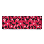 Karate Pattern Print Long Kitchen Mat