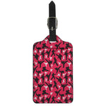 Karate Pattern Print Luggage Tag