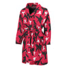 Karate Pattern Print Men's Bathrobe