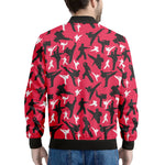 Karate Pattern Print Men's Bomber Jacket