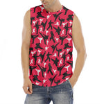 Karate Pattern Print Men's Fitness Tank Top