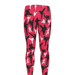 Karate Pattern Print Men's leggings