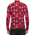Karate Pattern Print Men's Long Sleeve Rash Guard