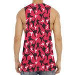 Karate Pattern Print Men's Muscle Tank Top
