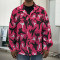 Karate Pattern Print Men's Shirt Jacket