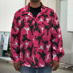 Karate Pattern Print Men's Shirt Jacket