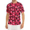Karate Pattern Print Men's Short Sleeve Rash Guard