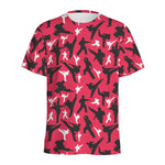 Karate Pattern Print Men's Sports T-Shirt