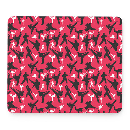 Karate Pattern Print Mouse Pad