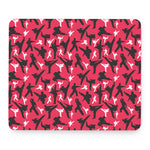 Karate Pattern Print Mouse Pad
