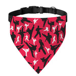 Karate Pattern Print Over The Collar Dog Bandana