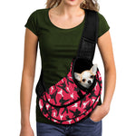 Karate Pattern Print Pet Sling Carrier
