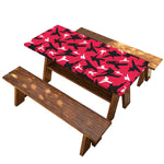 Karate Pattern Print Picnic Table Cover