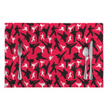 Karate Pattern Print Placemat