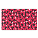 Karate Pattern Print Polyester Doormat