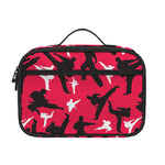 Karate Pattern Print Portable Lunch Bag