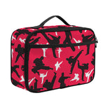 Karate Pattern Print Portable Lunch Bag