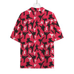 Karate Pattern Print Rayon Hawaiian Shirt