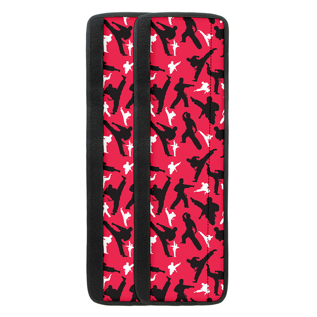 Karate Pattern Print Refrigerator Handle Covers