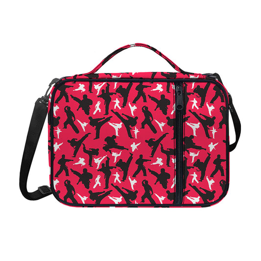 Karate Pattern Print Shoulder Strap Bible Bag