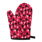 Karate Pattern Print Single Oven Mitt
