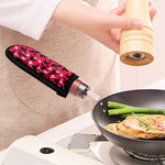 Karate Pattern Print Skillet Handle Cover